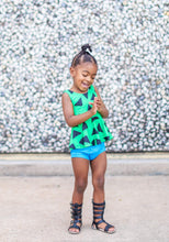 Load image into Gallery viewer, Pebbles Top Print (Green) -Choose Your Style