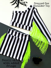 Load image into Gallery viewer, Black and White Stripes -Choose Your Style