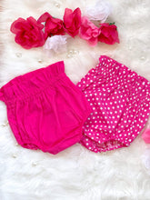Load image into Gallery viewer, RTS Bloomers - Hot Pink, Pink Polka Dots, Blue Polka Dots