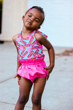 Load image into Gallery viewer, RTS Bloomers - Hot Pink, Pink Polka Dots, Blue Polka Dots