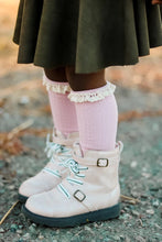 Load image into Gallery viewer, RTS Lace Trim Knee Highs