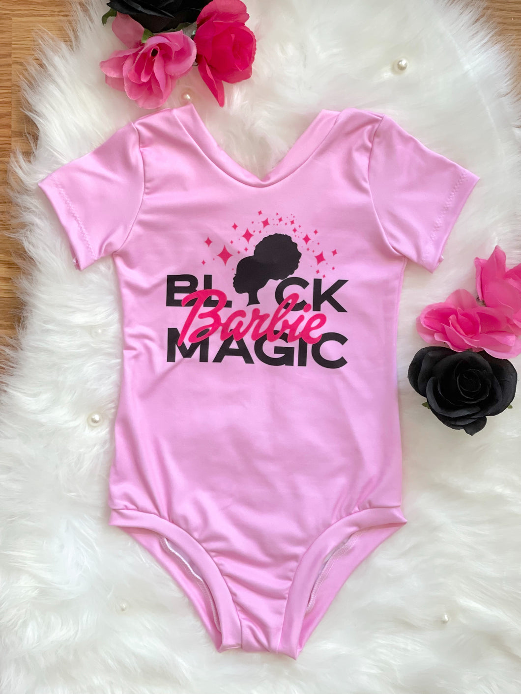 Black Doll Magic (Light Pink)- Top/leotards Only