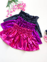 Load image into Gallery viewer, Rts Pleather Skirts (Pink, Purple Matte Black)
