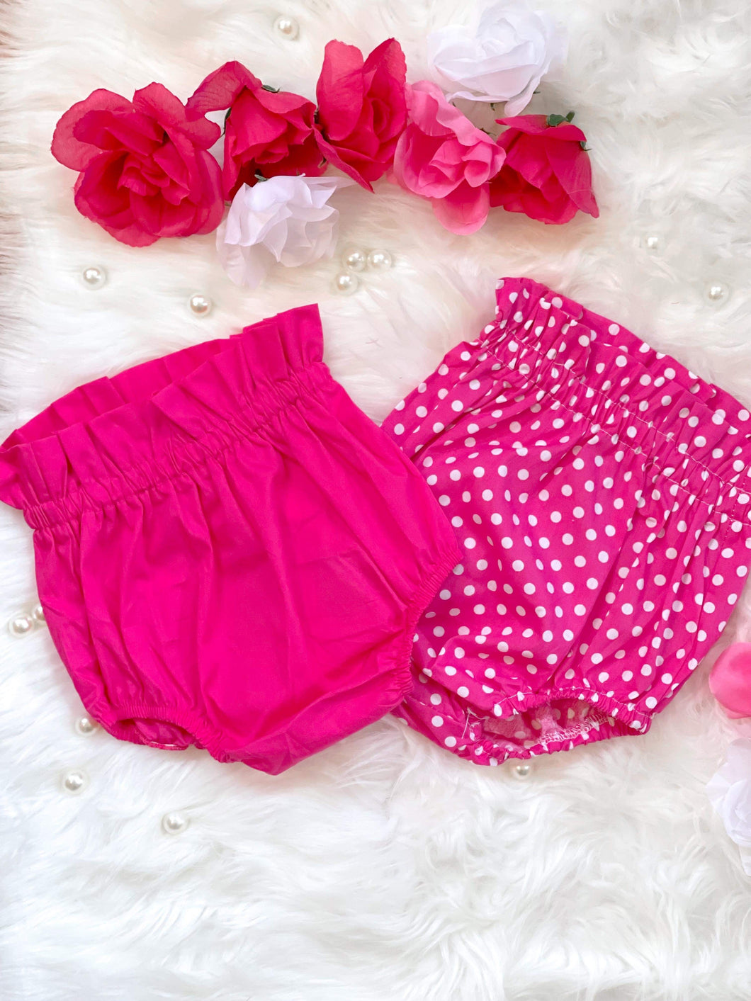 RTS Bloomers - Hot Pink, Pink Polka Dots, Blue Polka Dots