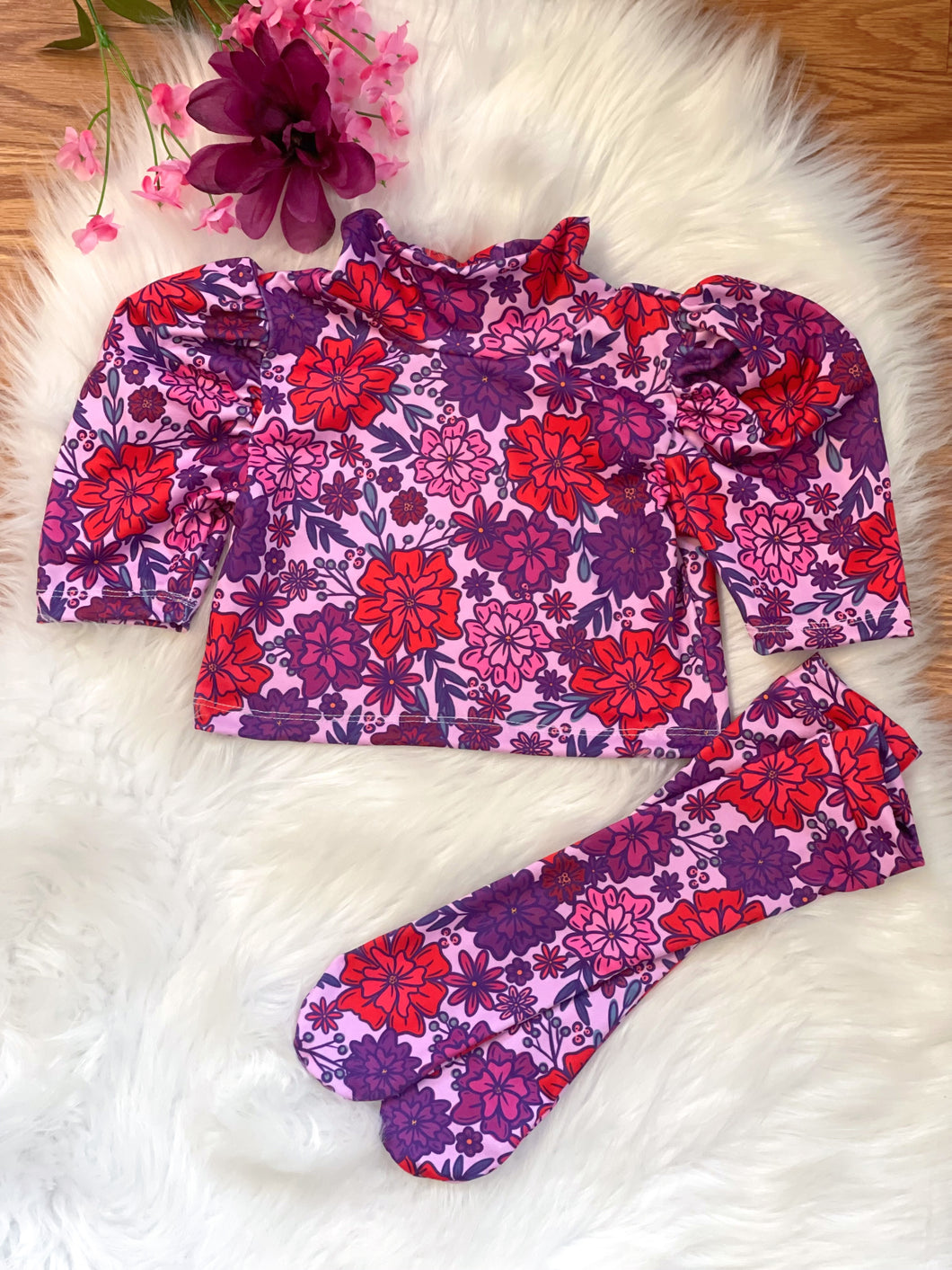 Purple/ Pink Floral  - Choose Your Style