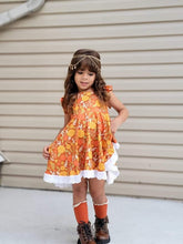 Load image into Gallery viewer, RTS Vintage Autumn Twirl Dress
