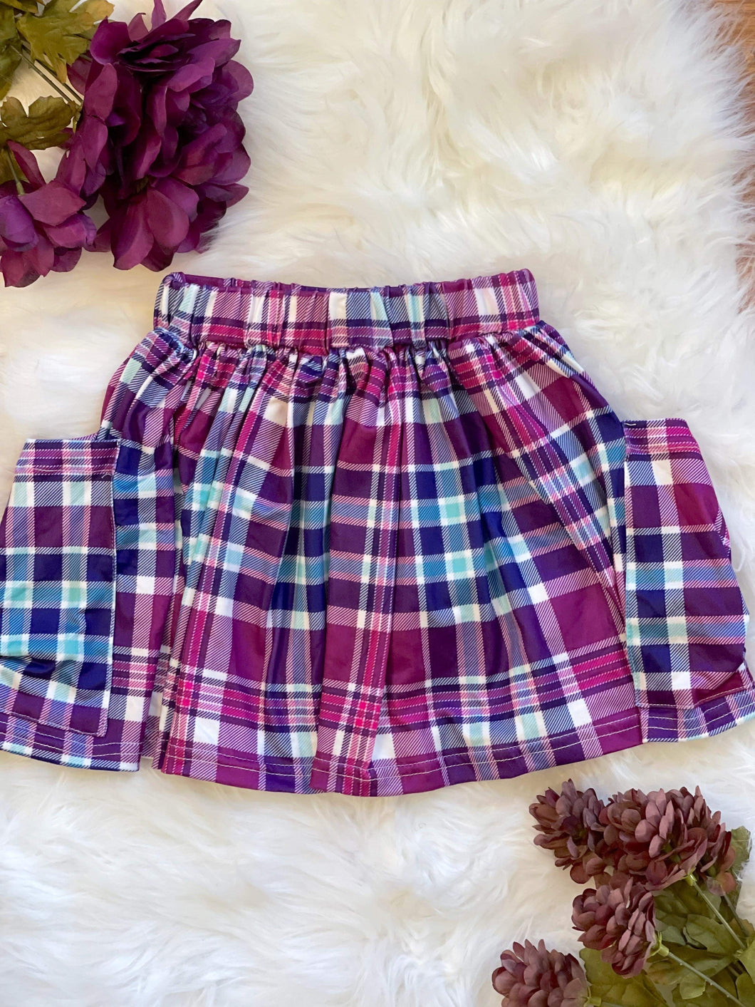 Prep School Plaid RTS Pocketed Skirt