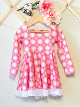 Load image into Gallery viewer, RTS Pink Plaid Dress
