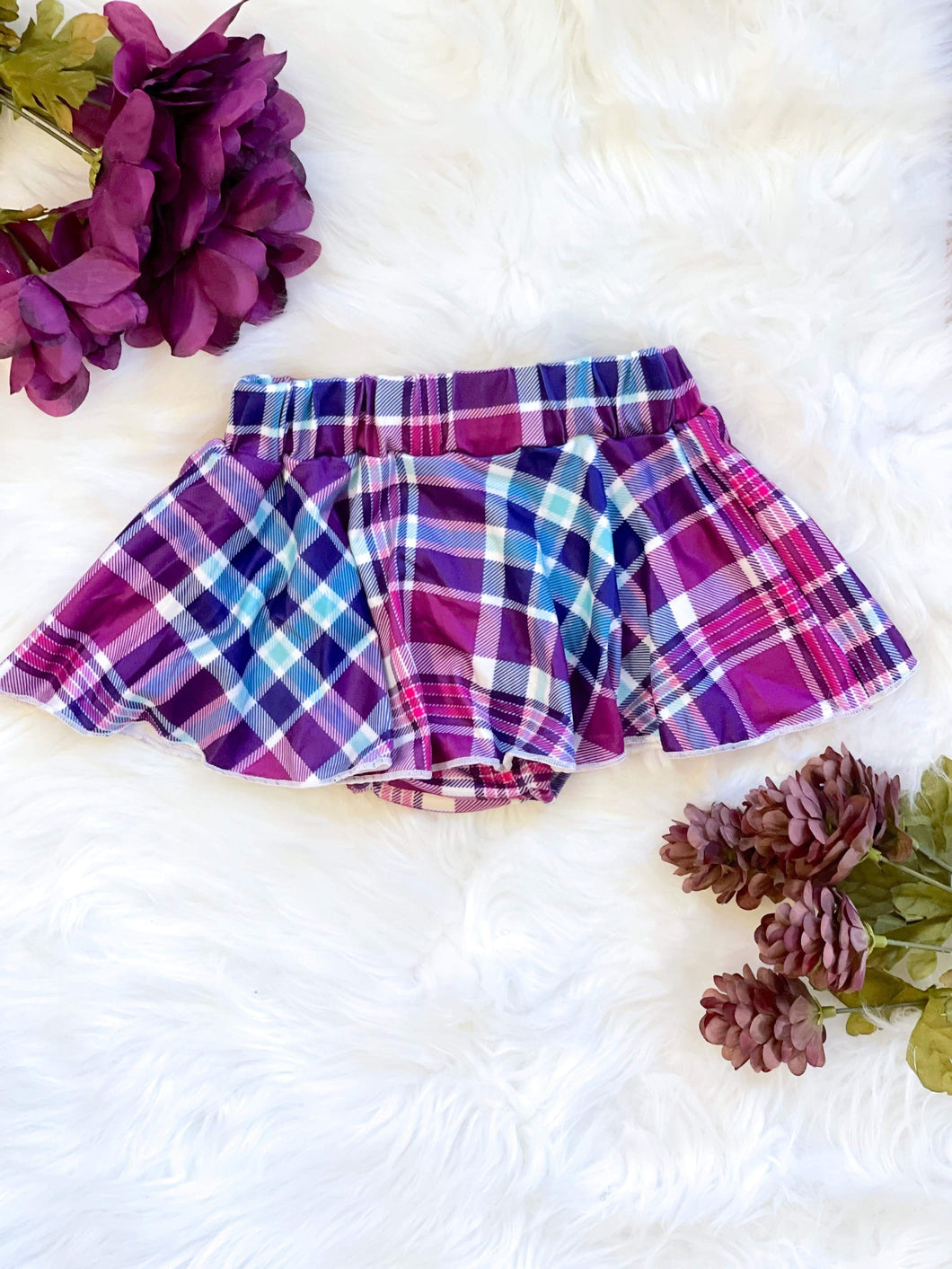 Prep School Plaid RTS Skirted Bummies