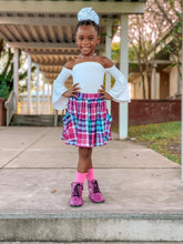 Load image into Gallery viewer, Prep School Plaid RTS Pocketed Skirt
