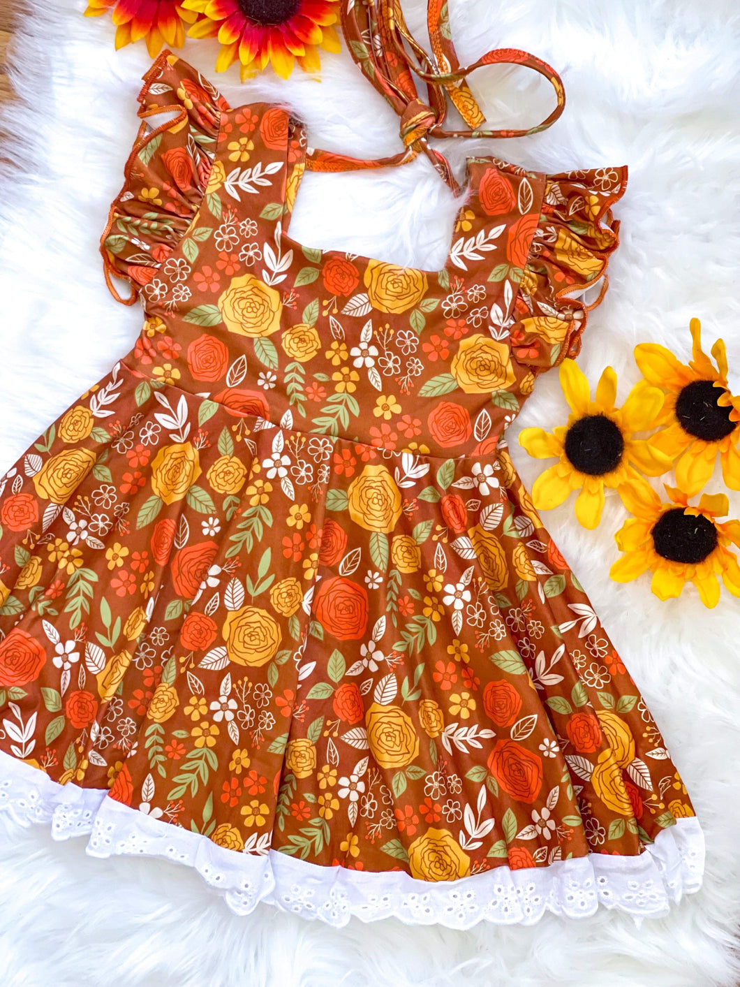 RTS Vintage Autumn Twirl Dress