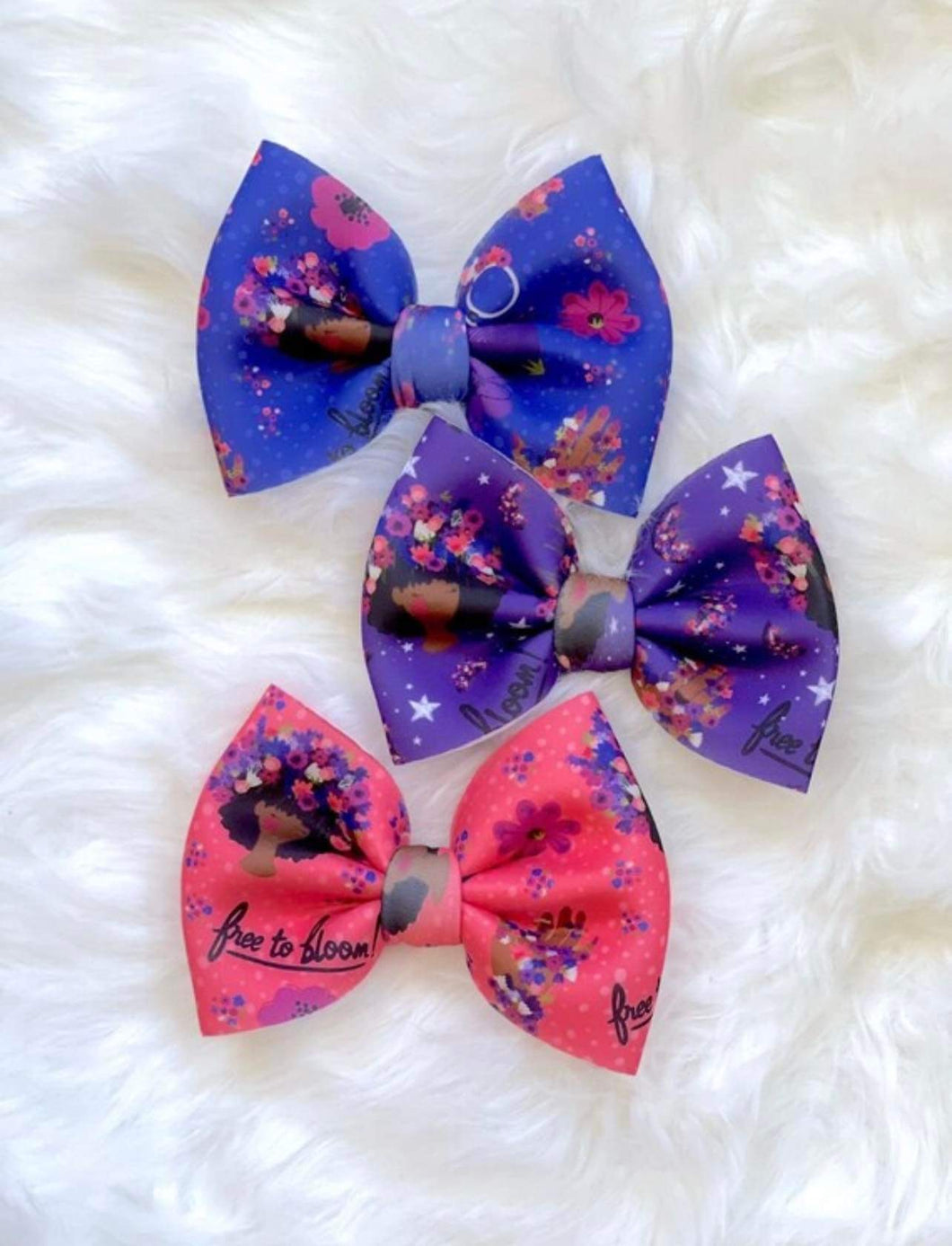 Free to Bloom Plush Bows