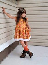 Load image into Gallery viewer, RTS Vintage Autumn Twirl Dress
